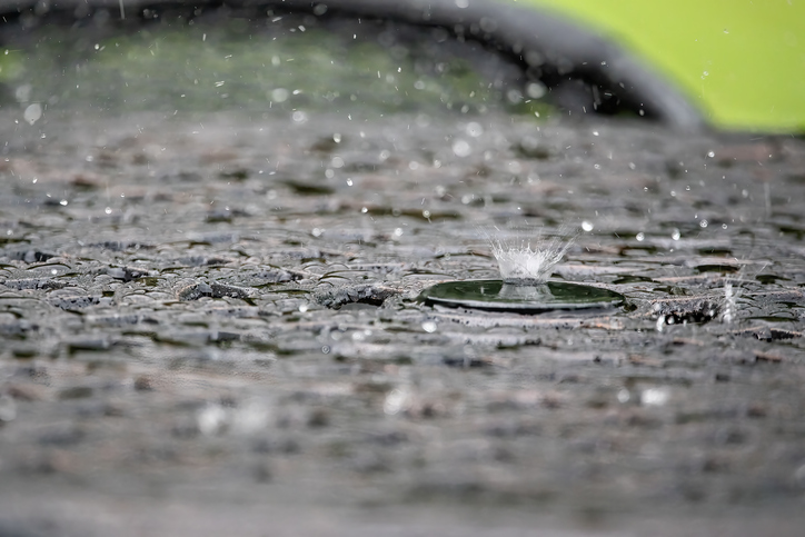 Splashing Rain Drops