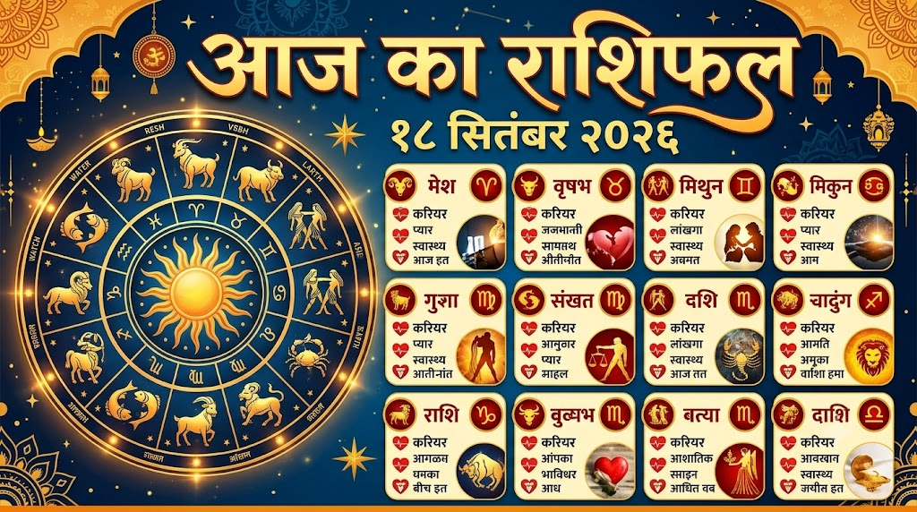 aaj ka rashifal 18 september 2026