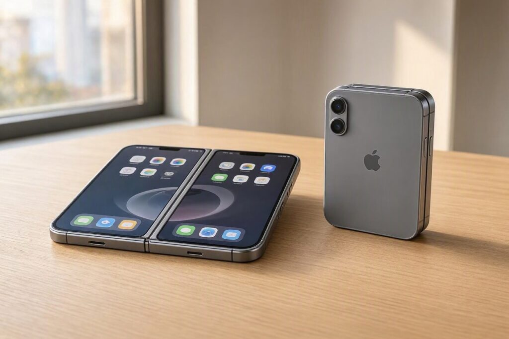 Apple iPhone Duo की भारत में कीमत, प्री-ऑर्डर, फोल्डेबल डिस्प्ले और बैंक ऑफर्स की जानकारी।